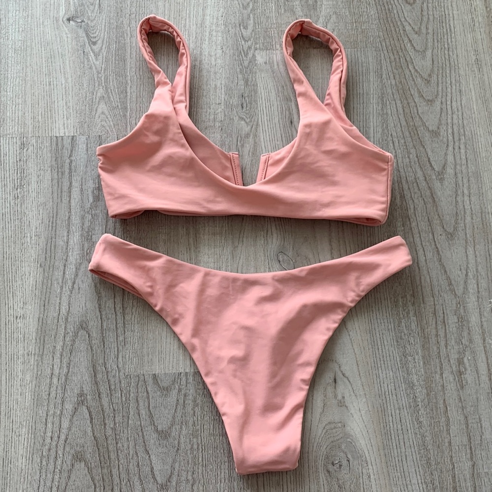 Zaful pink swimsuit - Picture 4 of 7